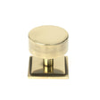 This is an image showing From The Anvil - Aged Brass Kelso Cabinet Knob - 38mm (Square) available from T.H Wiggans Architectural Ironmongery in Kendal, quick delivery and discounted prices