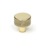 This is an image showing From The Anvil - Aged Brass Judd Cabinet Knob - 25mm (No rose) available from T.H Wiggans Architectural Ironmongery in Kendal, quick delivery and discounted prices