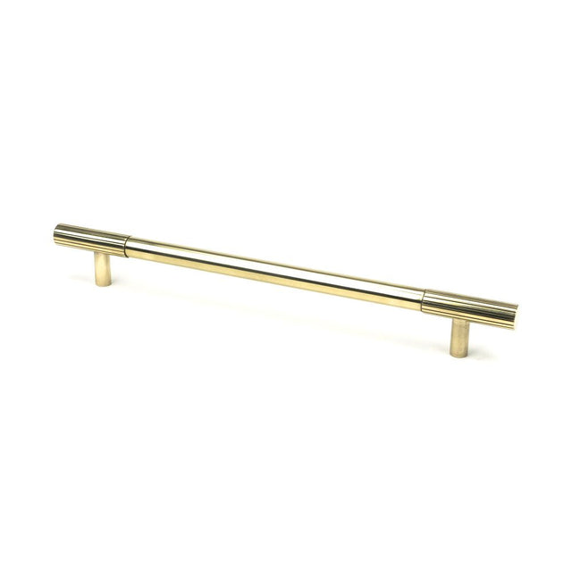 This is an image showing From The Anvil - Aged Brass Judd Pull Handle - Large available from T.H Wiggans Architectural Ironmongery in Kendal, quick delivery and discounted prices