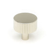 This is an image showing From The Anvil - Polished Nickel Judd Cabinet Knob - 32mm (No rose) available from T.H Wiggans Architectural Ironmongery in Kendal, quick delivery and discounted prices