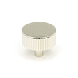 This is an image showing From The Anvil - Polished Nickel Judd Cabinet Knob - 38mm (No rose) available from T.H Wiggans Architectural Ironmongery in Kendal, quick delivery and discounted prices