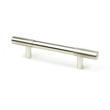 This is an image showing From The Anvil - Polished Nickel Judd Pull Handle - Small available from T.H Wiggans Architectural Ironmongery in Kendal, quick delivery and discounted prices