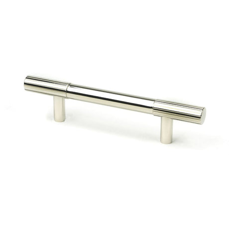 This is an image showing From The Anvil - Polished Nickel Judd Pull Handle - Small available from T.H Wiggans Architectural Ironmongery in Kendal, quick delivery and discounted prices