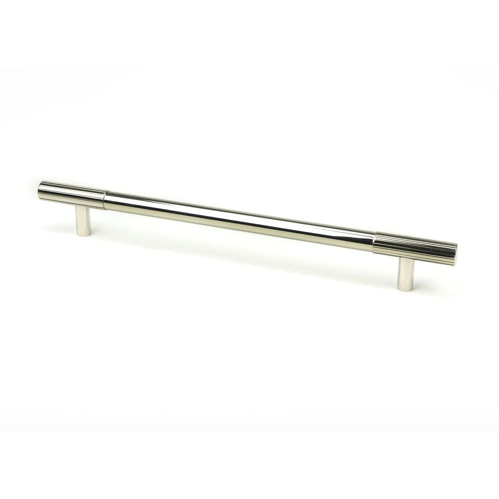 This is an image showing From The Anvil - Polished Nickel Judd Pull Handle - Large available from T.H Wiggans Architectural Ironmongery in Kendal, quick delivery and discounted prices