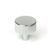 This is an image showing From The Anvil - Polished Chrome Judd Cabinet Knob - 32mm (No rose) available from T.H Wiggans Architectural Ironmongery in Kendal, quick delivery and discounted prices
