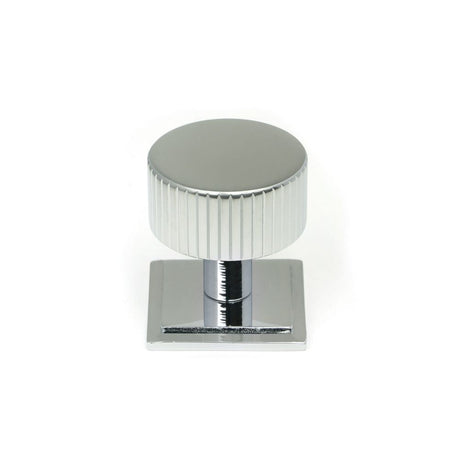 This is an image showing From The Anvil - Polished Chrome Judd Cabinet Knob - 32mm (Square) available from T.H Wiggans Architectural Ironmongery in Kendal, quick delivery and discounted prices