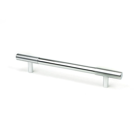 This is an image showing From The Anvil - Polished Chrome Judd Pull Handle - Medium available from T.H Wiggans Architectural Ironmongery in Kendal, quick delivery and discounted prices