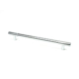 This is an image showing From The Anvil - Polished Chrome Judd Pull Handle - Large available from T.H Wiggans Architectural Ironmongery in Kendal, quick delivery and discounted prices