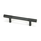 This is an image showing From The Anvil - Matt Black Judd Pull Handle - Small available from T.H Wiggans Architectural Ironmongery in Kendal, quick delivery and discounted prices