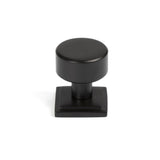 This is an image showing From The Anvil - Aged Bronze Kelso Cabinet Knob - 25mm (Square) available from T.H Wiggans Architectural Ironmongery in Kendal, quick delivery and discounted prices