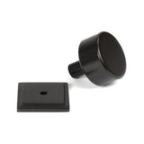 This is an image showing From The Anvil - Aged Bronze Kelso Cabinet Knob - 32mm (Square) available from trade door handles, quick delivery and discounted prices