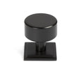 This is an image showing From The Anvil - Aged Bronze Kelso Cabinet Knob - 32mm (Square) available from T.H Wiggans Architectural Ironmongery in Kendal, quick delivery and discounted prices