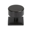 This is an image showing From The Anvil - Aged Bronze Kelso Cabinet Knob - 38mm (Square) available from T.H Wiggans Architectural Ironmongery in Kendal, quick delivery and discounted prices