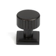This is an image showing From The Anvil - Aged Bronze Judd Cabinet Knob - 25mm (Square) available from T.H Wiggans Architectural Ironmongery in Kendal, quick delivery and discounted prices