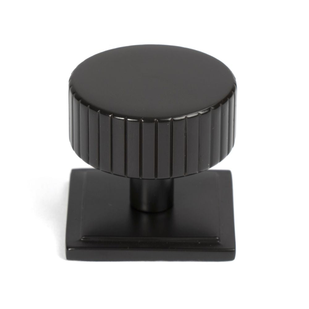 This is an image showing From The Anvil - Aged Bronze Judd Cabinet Knob - 38mm (Square) available from T.H Wiggans Architectural Ironmongery in Kendal, quick delivery and discounted prices