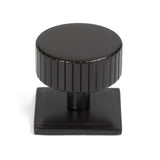 This is an image showing From The Anvil - Aged Bronze Judd Cabinet Knob - 38mm (Square) available from T.H Wiggans Architectural Ironmongery in Kendal, quick delivery and discounted prices
