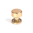 This is an image showing From The Anvil - Polished Bronze Kelso Cabinet Knob - 25mm (Plain) available from T.H Wiggans Architectural Ironmongery in Kendal, quick delivery and discounted prices