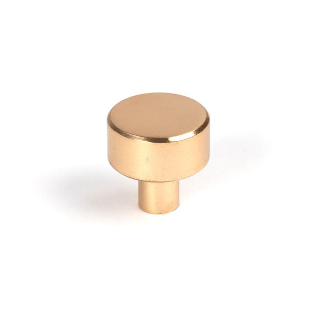 This is an image showing From The Anvil - Polished Bronze Kelso Cabinet Knob - 25mm (No rose) available from T.H Wiggans Architectural Ironmongery in Kendal, quick delivery and discounted prices