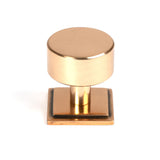 This is an image showing From The Anvil - Polished Bronze Kelso Cabinet Knob - 32mm (Square) available from T.H Wiggans Architectural Ironmongery in Kendal, quick delivery and discounted prices