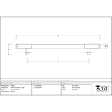 This is an image showing From The Anvil - Polished Bronze Kelso Pull Handle - Large available from trade door handles, quick delivery and discounted prices