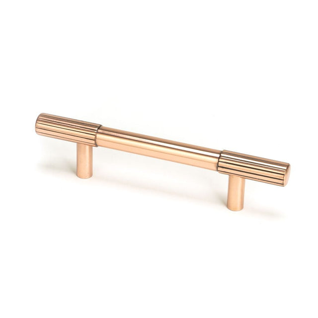 This is an image showing From The Anvil - Polished Bronze Judd Pull Handle - Small available from T.H Wiggans Architectural Ironmongery in Kendal, quick delivery and discounted prices