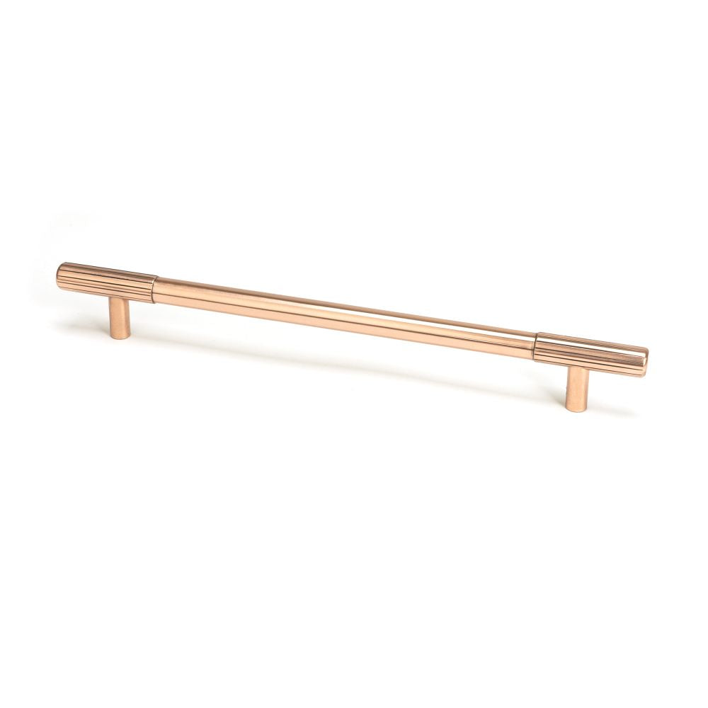 This is an image showing From The Anvil - Polished Bronze Judd Pull Handle - Large available from T.H Wiggans Architectural Ironmongery in Kendal, quick delivery and discounted prices