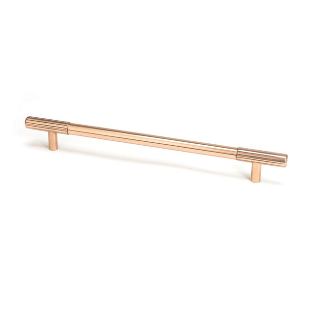 This is an image showing From The Anvil - Polished Bronze Judd Pull Handle - Large available from T.H Wiggans Architectural Ironmongery in Kendal, quick delivery and discounted prices