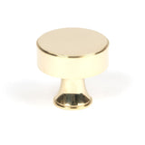 This is an image showing From The Anvil - Polished Brass Scully Cabinet Knob - 38mm available from T.H Wiggans Architectural Ironmongery in Kendal, quick delivery and discounted prices