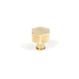 This is an image showing From The Anvil - Polished Brass Kahlo Cabinet Knob - 25mm available from T.H Wiggans Architectural Ironmongery in Kendal, quick delivery and discounted prices