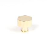 This is an image showing From The Anvil - Polished Brass Kahlo Cabinet Knob - 32mm available from T.H Wiggans Architectural Ironmongery in Kendal, quick delivery and discounted prices