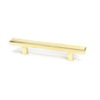 This is an image showing From The Anvil - Polished Brass Scully Pull Handle - Small available from T.H Wiggans Architectural Ironmongery in Kendal, quick delivery and discounted prices