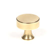 This is an image showing From The Anvil - Aged Brass Scully Cabinet Knob - 32mm available from T.H Wiggans Architectural Ironmongery in Kendal, quick delivery and discounted prices