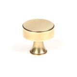 This is an image showing From The Anvil - Aged Brass Scully Cabinet Knob - 32mm available from T.H Wiggans Architectural Ironmongery in Kendal, quick delivery and discounted prices