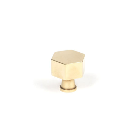 This is an image showing From The Anvil - Aged Brass Kahlo Cabinet Knob - 25mm available from T.H Wiggans Architectural Ironmongery in Kendal, quick delivery and discounted prices