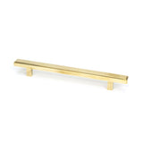 This is an image showing From The Anvil - Aged Brass Scully Pull Handle - Medium available from T.H Wiggans Architectural Ironmongery in Kendal, quick delivery and discounted prices