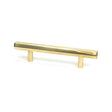 This is an image showing From The Anvil - Aged Brass Kahlo Pull Handle - Small available from T.H Wiggans Architectural Ironmongery in Kendal, quick delivery and discounted prices