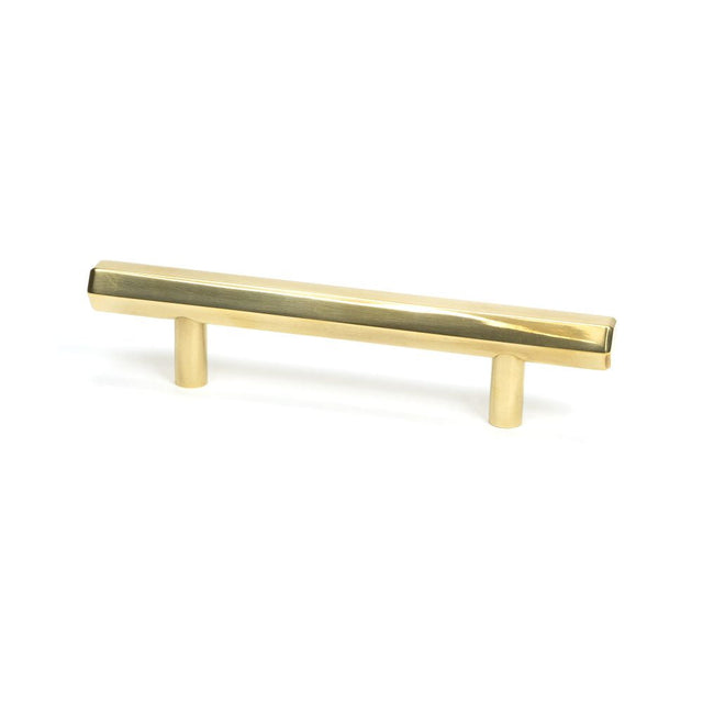 This is an image showing From The Anvil - Aged Brass Kahlo Pull Handle - Small available from T.H Wiggans Architectural Ironmongery in Kendal, quick delivery and discounted prices