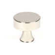 This is an image showing From The Anvil - Polished Nickel Scully Cabinet Knob - 38mm available from T.H Wiggans Architectural Ironmongery in Kendal, quick delivery and discounted prices
