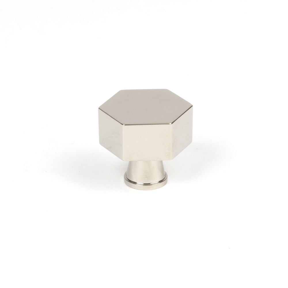 This is an image showing From The Anvil - Polished Nickel Kahlo Cabinet Knob - 32mm available from T.H Wiggans Architectural Ironmongery in Kendal, quick delivery and discounted prices