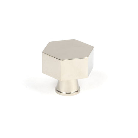 This is an image showing From The Anvil - Polished Nickel Kahlo Cabinet Knob - 38mm available from T.H Wiggans Architectural Ironmongery in Kendal, quick delivery and discounted prices