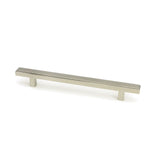 This is an image showing From The Anvil - Polished Nickel Scully Pull Handle - Medium available from T.H Wiggans Architectural Ironmongery in Kendal, quick delivery and discounted prices