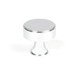 This is an image showing From The Anvil - Polished Chrome Scully Cabinet Knob - 32mm available from T.H Wiggans Architectural Ironmongery in Kendal, quick delivery and discounted prices