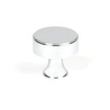 This is an image showing From The Anvil - Polished Chrome Scully Cabinet Knob - 32mm available from T.H Wiggans Architectural Ironmongery in Kendal, quick delivery and discounted prices
