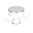 This is an image showing From The Anvil - Polished Chrome Scully Cabinet Knob - 38mm available from T.H Wiggans Architectural Ironmongery in Kendal, quick delivery and discounted prices