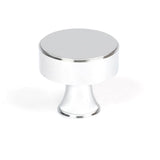 This is an image showing From The Anvil - Polished Chrome Scully Cabinet Knob - 38mm available from T.H Wiggans Architectural Ironmongery in Kendal, quick delivery and discounted prices