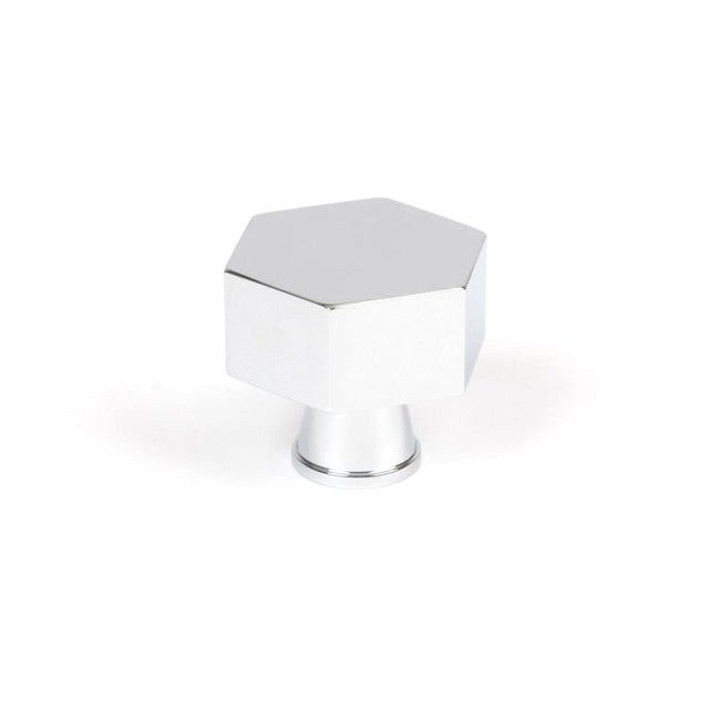 This is an image showing From The Anvil - Polished Chrome Kahlo Cabinet Knob - 38mm available from T.H Wiggans Architectural Ironmongery in Kendal, quick delivery and discounted prices