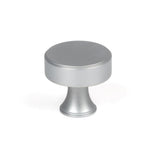 This is an image showing From The Anvil - Satin Chrome Scully Cabinet Knob - 32mm available from T.H Wiggans Architectural Ironmongery in Kendal, quick delivery and discounted prices