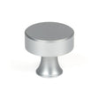This is an image showing From The Anvil - Satin Chrome Scully Cabinet Knob - 38mm available from T.H Wiggans Architectural Ironmongery in Kendal, quick delivery and discounted prices