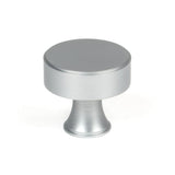 This is an image showing From The Anvil - Satin Chrome Scully Cabinet Knob - 38mm available from T.H Wiggans Architectural Ironmongery in Kendal, quick delivery and discounted prices