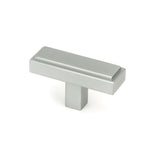 This is an image showing From The Anvil - Satin Chrome Scully T-Bar available from T.H Wiggans Architectural Ironmongery in Kendal, quick delivery and discounted prices